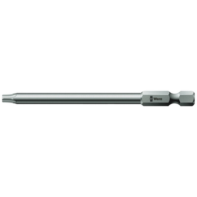Wera Torx Screwdriver Bit, T20 Tip, 89 mm Overall