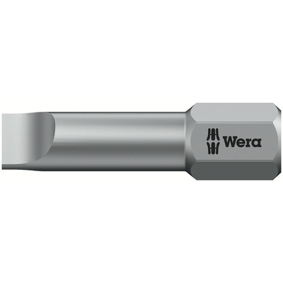 Wera Slotted Screwdriver Bit, SL5.5 Tip