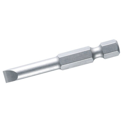 Wiha Tools Slotted Screwdriver Bit, SL4 Tip