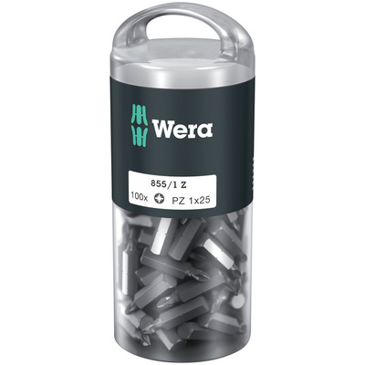 Wera Pozidriv Screwdriver Bit, PZ2 Tip