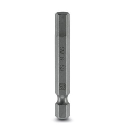 Phoenix Contact Hexagon Screwdriver Bit, 6 mm Tip