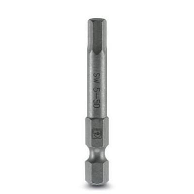 Phoenix Contact Hexagon Screwdriver Bit, 5 mm Tip
