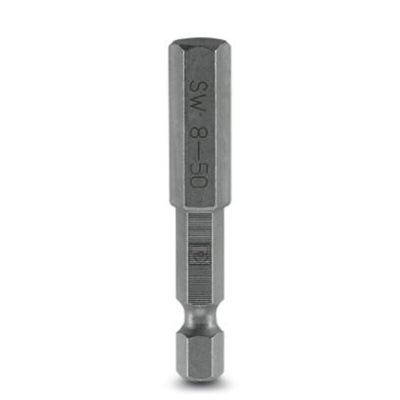 Phoenix Contact Hexagon Screwdriver Bit, 8 mm Tip
