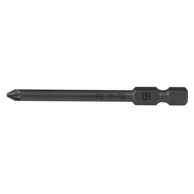 Phoenix Contact Pozidriv Screwdriver Bit, PZ1 Tip