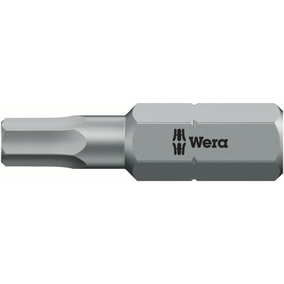 Wera Hexagon Screwdriver Bit, 4 mm Tip