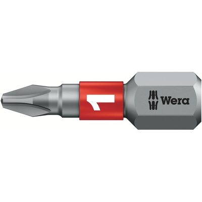 Wera Phillips Screwdriver Bit, PH1 Tip