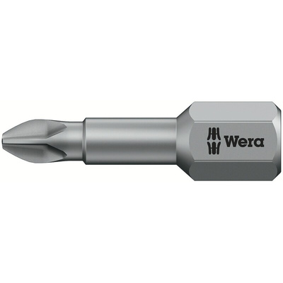 Wera Phillips Screwdriver Bit, PH1 Tip
