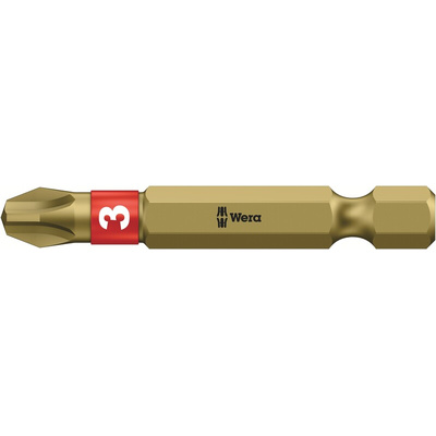Wera Phillips Screwdriver Bit, PH3 Tip