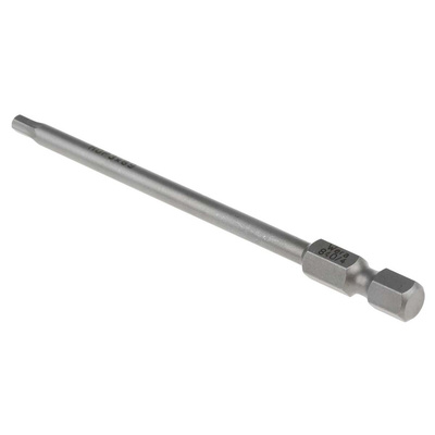 Wera Hexagon Screwdriver Bit, 3 mm Tip, 3 mm Drive, Hex Drive, 89 mm Overall
