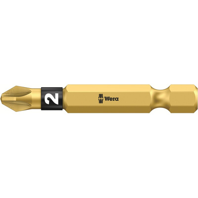 Wera Pozidriv Screwdriver Bit, PZ2 Tip
