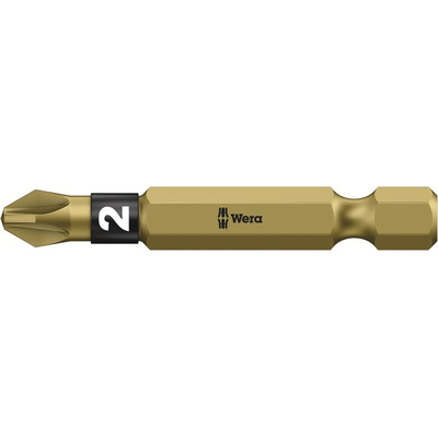 Wera Pozidriv Screwdriver Bit, PZ2 Tip