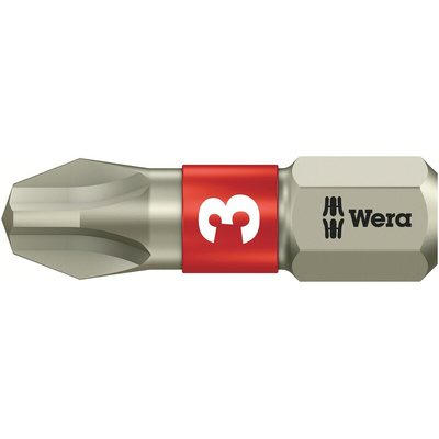 Wera Phillips Screwdriver Bit, PH3 Tip