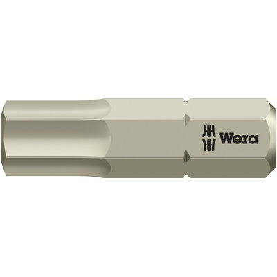 Wera Hexagon Screwdriver Bit, 6 mm Tip