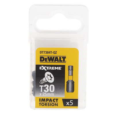 DeWALT Torx Screwdriver Bit, T30 Tip, 25 mm Overall