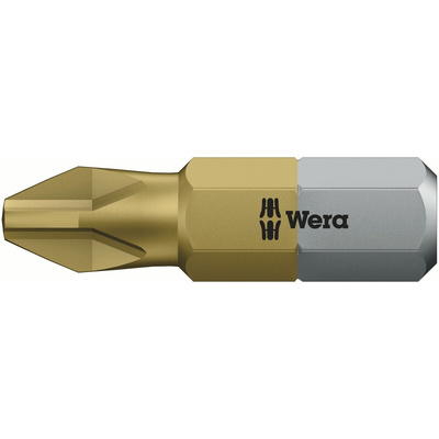 Wera Phillips Screwdriver Bit, PH2 Tip