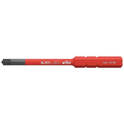 Wiha Pozidriv Screwdriver Bit, PZ2 Tip