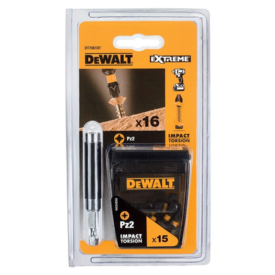 DeWALT Pozidriv Screwdriver Bit, PZ2 Tip