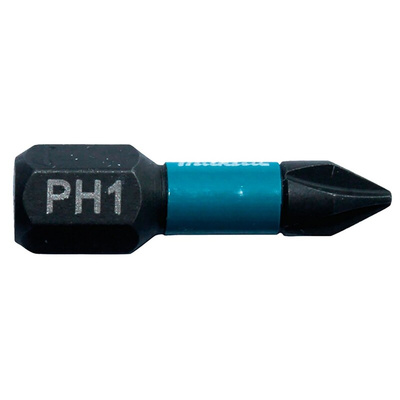 Makita Hexagon Screwdriver Bit, PH1 Tip, 25 mm Overall