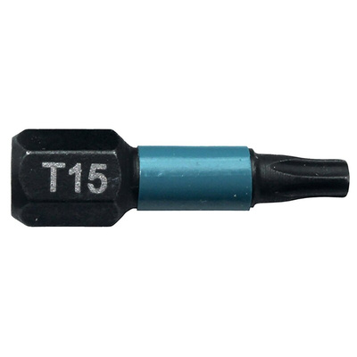 Makita Hexagon Screwdriver Bit, T15 Tip, 25 mm Overall