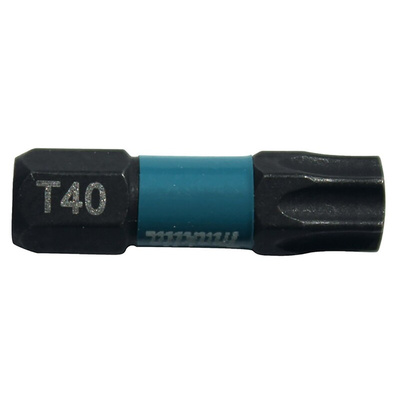 Makita Hexagon Screwdriver Bit, T40 Tip, 25 mm Overall