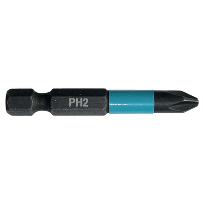 Makita Hexagon Screwdriver Bit, PH2 Tip, 50 mm Overall