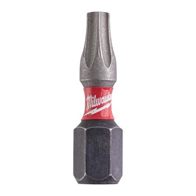 Milwaukee Torx Screwdriver Bit, Tx 20 Tip, 25 mm Overall