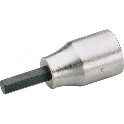 SAM Hexagon Screwdriver Bit, 10 mm Tip, 1/2 in Drive
