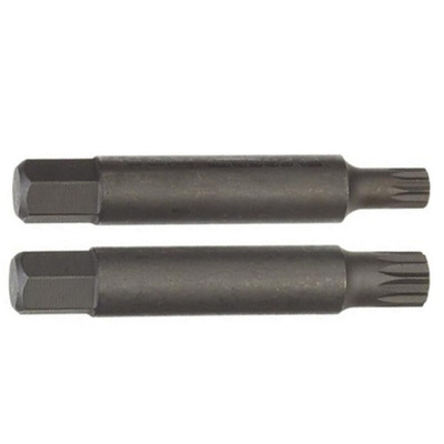 Facom Screwdriver Bit, XZN M8 & M10 Tip, 1/4 in Drive, Square Drive