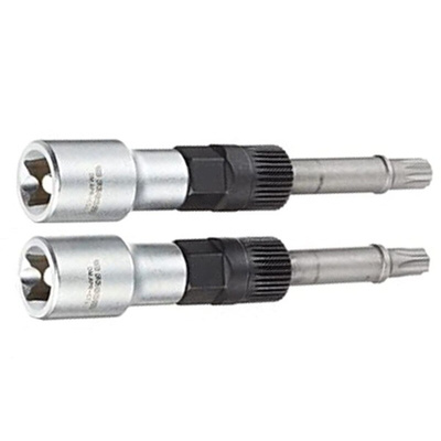 Facom Screwdriver Bit, XZN M8, M10 Tip, 1/4 in Drive, Square Drive