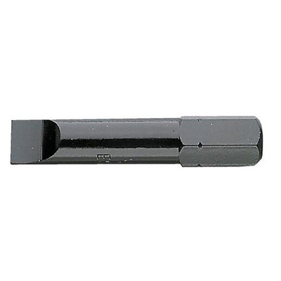 Facom Slotted Screwdriver Bit, 14 mm Tip