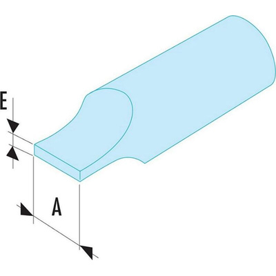 Facom Slotted Screwdriver Bit, 4 mm Tip