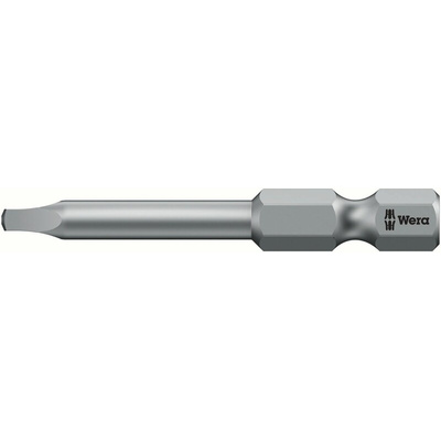 Wera Square Screwdriver Bit, 50 mm Tip