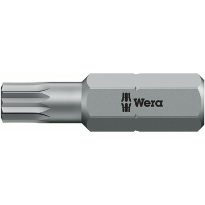 Wera Multi Tooth (XZN) Screwdriver Bit, M6 Tip, 25 mm Overall