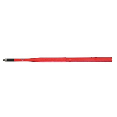 Felo Pozidriv Screwdriver Bit, PZ1 x 170 Tip, PZ1 x 170 Drive, Pozidriv Drive, 170 mm Overall