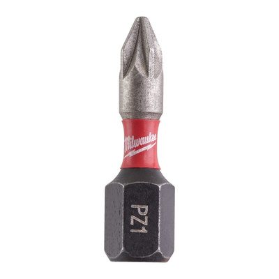 Milwaukee Hexagon Screwdriver Bit Set, 25 mm Tip, Hex Drive, 25 mm Overall