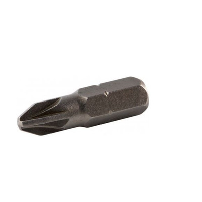 SAM Square Screwdriver Bit, 1/4 in Tip, 1/4 in Drive, Square Drive, 25 mm Overall
