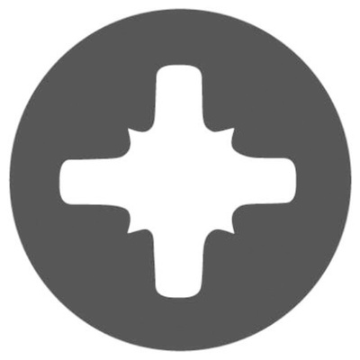 Phoenix Contact Pozidriv Screwdriver Bit, PZ1 Tip
