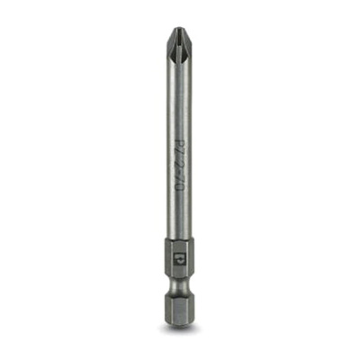 Phoenix Contact Pozidriv Screwdriver Bit, PZ2 Tip