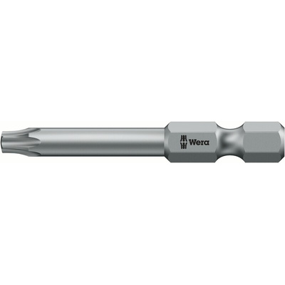 Wera Tamperproof Torx Screwdriver Bit, T40 Tip, 89 mm Overall