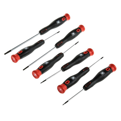 RS PRO Hexagon Precision Screwdriver Set, 7-Piece