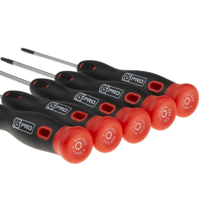 RS PRO Torx Precision Screwdriver Set, 5-Piece