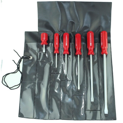 RS PRO Pozidriv; Slotted Screwdriver Set, 6-Piece