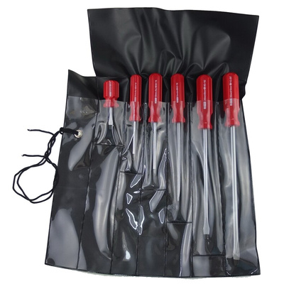 RS PRO Pozidriv; Slotted Screwdriver Set, 6-Piece
