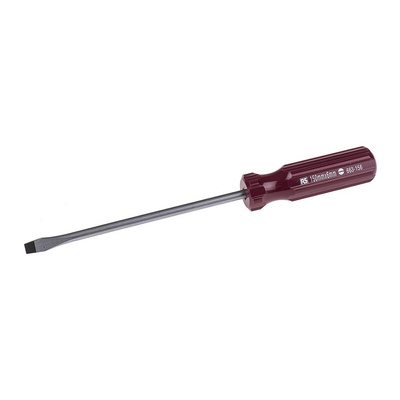 RS PRO Slotted Screwdriver, 1/4 in Tip, 152 mm Blade