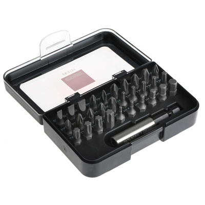 RS PRO F99-E3901 Hexagon; Phillips; Pozidriv; Slotted; Torx Bit Holder & Standard Screwdriver Set, 39-Piece