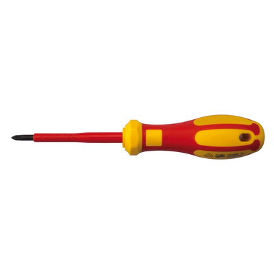 RS PRO Phillips Insulated Screwdriver, PH1 Tip, 80 mm Blade, VDE/1000V, 180 mm Overall