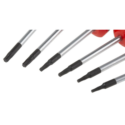 RS PRO H99-04-06 Torx Precision Screwdriver Set, 6-Piece