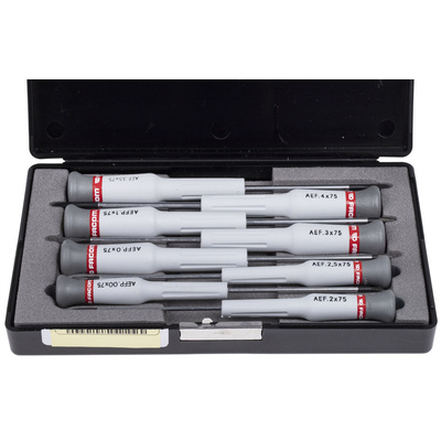 Facom Phillips; Slotted Precision Screwdriver Set, 8-Piece