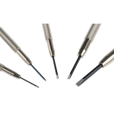 Facom Slotted Precision Screwdriver Set, 5-Piece