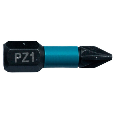 Makita Hexagon Screwdriver Bit, PZ1 Tip, 25 mm Overall